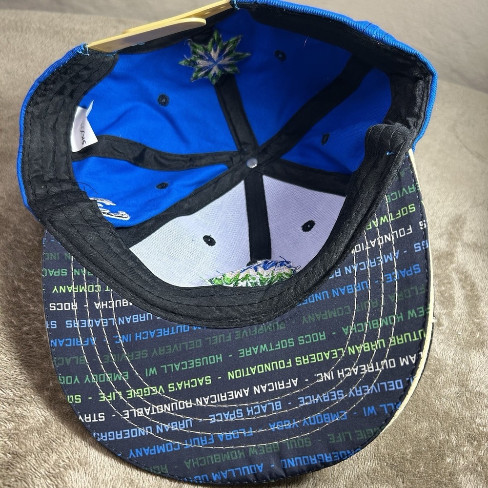 NBA Milwaukee Bucks Jrue Holiday Designed Hat Stadium Giveaway BMO Blue 2021. - Picture 5 of 7